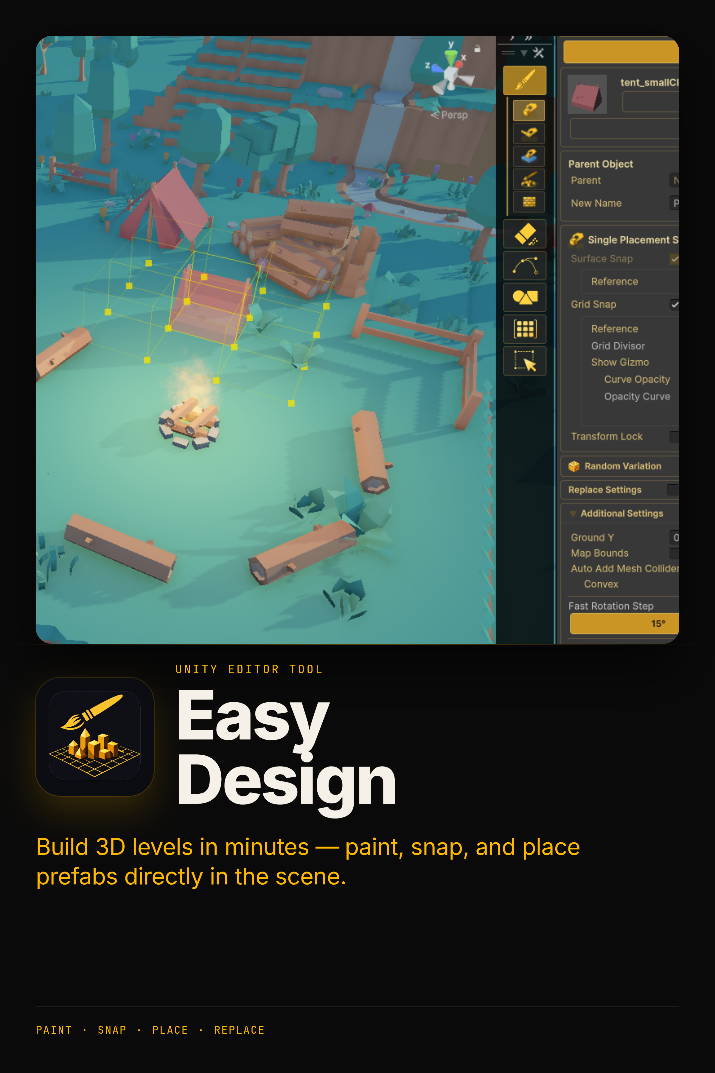 Easy Design - Unity Level Design Tool